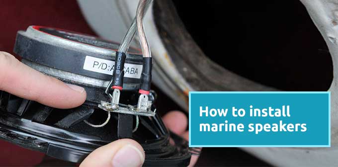 how to install marine speakers