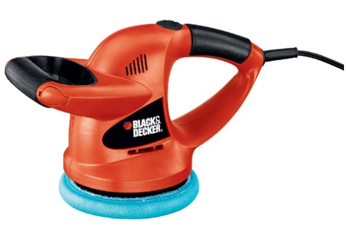 BLACK+DECKER 6" Buffer Polisher, Orbital Car Polisher with Wool and Foam Bonnets (WP900)
