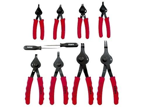 Astro 9401 10-Piece Snap Ring Pliers Set